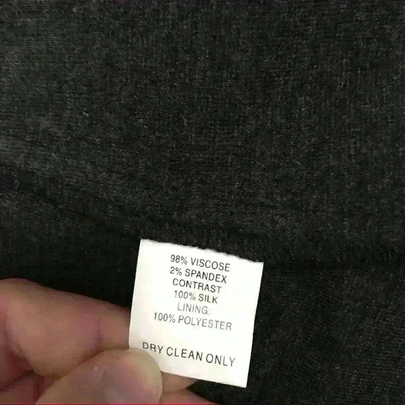 Trina Turk Black & Gray Mixed Media Open Front Drape Jacket - Picture 5 of 7